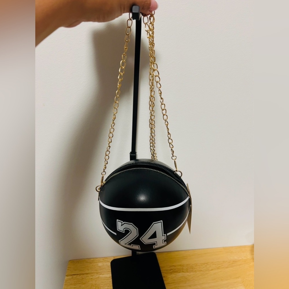 Black and Gold Basketball Bag